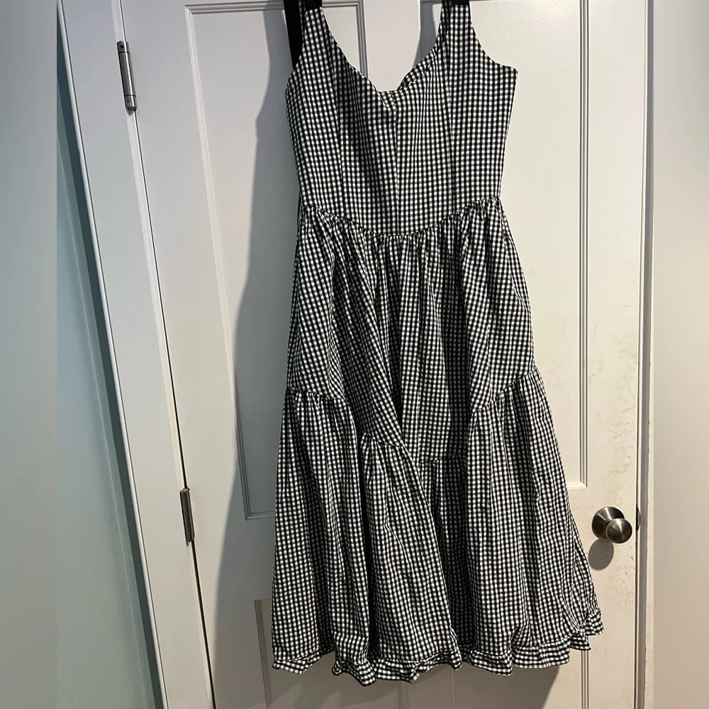 Of her own kind - THE MIRABELLE DRESS in black gingham NWT - xl - Picture 9 of 16